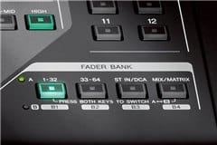 Yamaha QL1 – Comprehensive Fader Bank Section